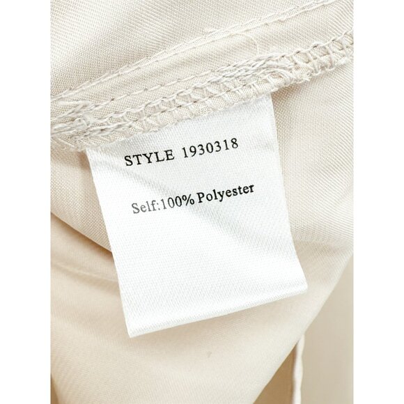 Sophie Cream Smocked Cut Current Air Blouse Sz S - Picture 8 of 10